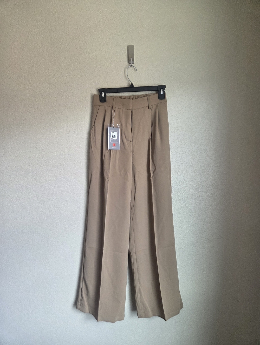 NWT Funyyzo High Waist Womens Dress Pant Wide Leg Size Small